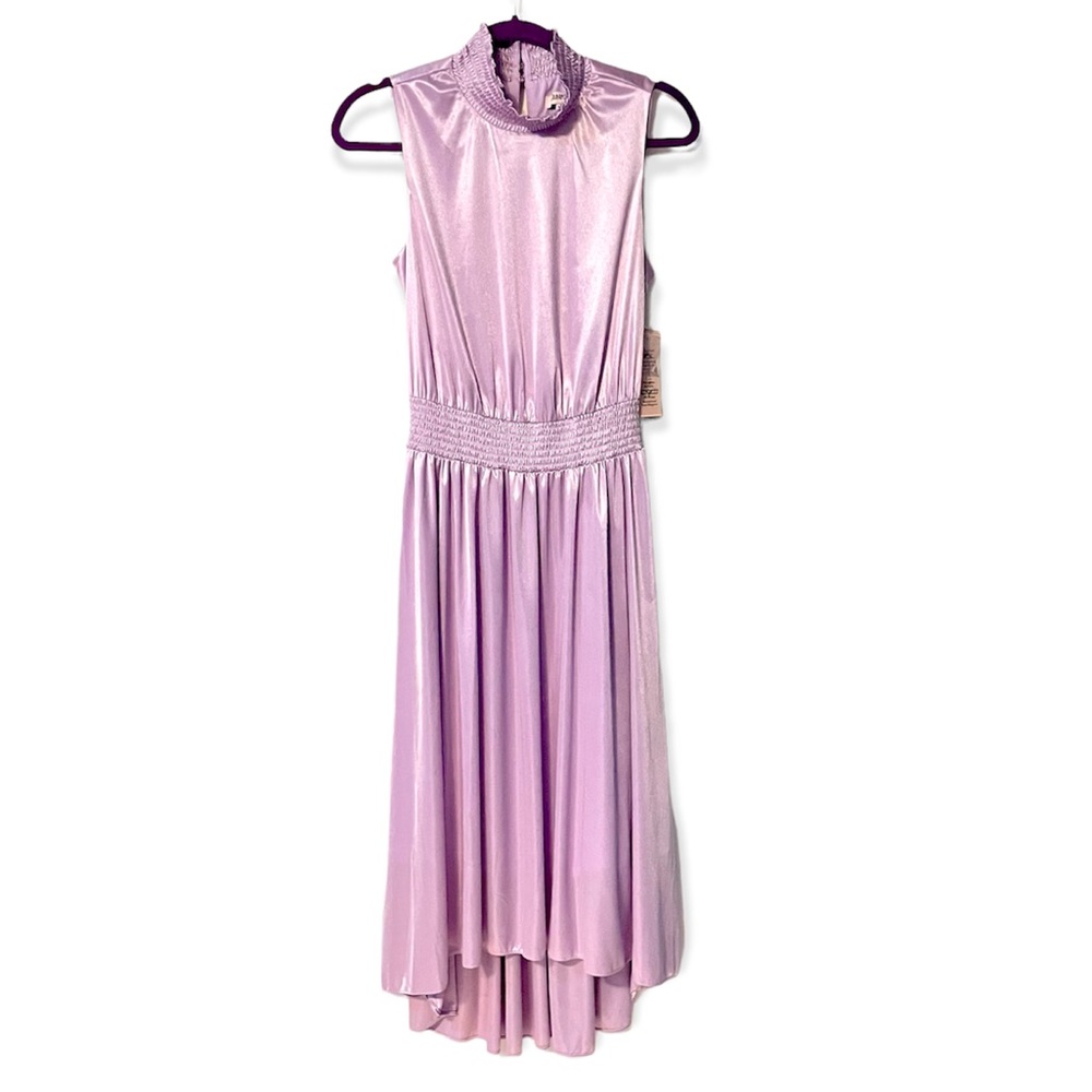 Nannette Laporte Orchard Bloom high neck mock sleeveless midi dress, Size 6